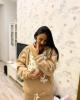 Dansaren Ilona Gvozdeva berörde nätverket med en bild av sin nyfödda son