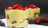 Diet tiramisu med jordgubbar: recept steg för steg