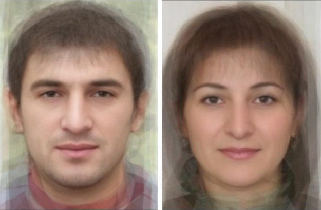 Kaukasier ansikte typ