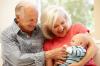 Morföräldrar, barnbarn, som är vård, lever längre