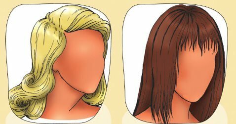 Klassiska frisyrer för ägare av långa (L) och kort (till höger), tunn hals