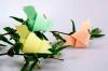 Våren är på väg: Att göra origami "Bird on a tree" i 5 minuter