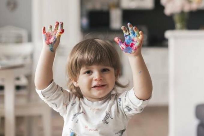 Hur man lär ett barn att rita med handflatorna: TOP-4 former