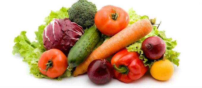 Råa grönsaker och frukter