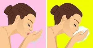 4 felaktiga steg som du erkänna när tvätta ansiktet